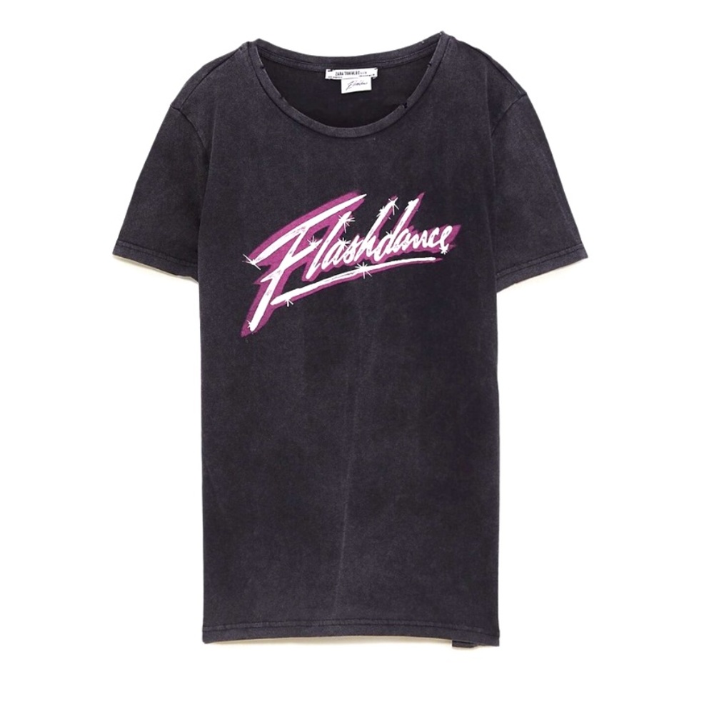 Zara Flashdance Special Edition Graphic Tee